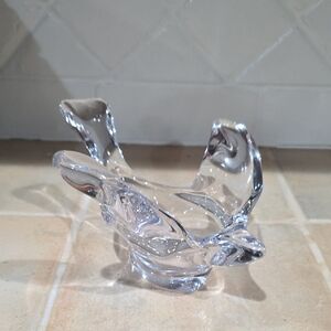 Princess House Vintage Elegant Crystal Glass Decorative Bird Dove